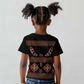 Cameroon Traditional Toghu Pattern Kid T shirt