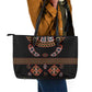 Cameroon Traditional Toghu Pattern Leather Tote Bag