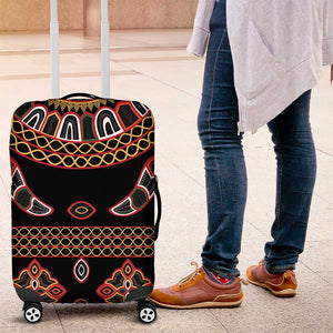 Cameroon Traditional Toghu Pattern Luggage Cover