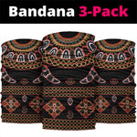 Cameroon Traditional Toghu Pattern Neck Gaiter - African Pride