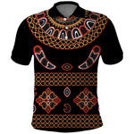 Cameroon Traditional Toghu Pattern Polo Shirt
