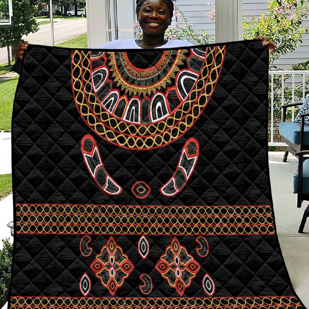 Cameroon Traditional Toghu Pattern Quilt