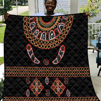 Cameroon Traditional Toghu Pattern Quilt