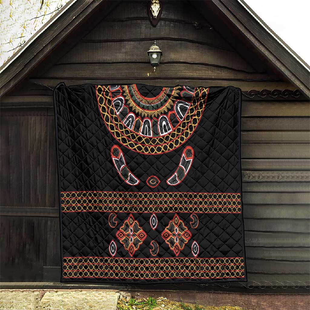 Cameroon Traditional Toghu Pattern Quilt