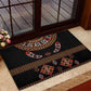 Cameroon Traditional Toghu Pattern Rubber Doormat