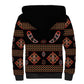 Cameroon Traditional Toghu Pattern Sherpa Hoodie