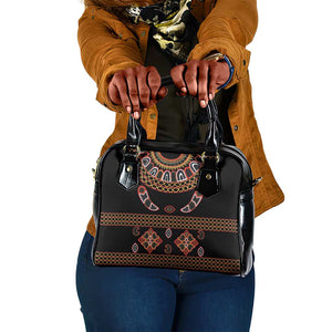 Cameroon Traditional Toghu Pattern Shoulder Handbag