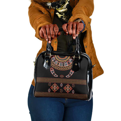Cameroon Traditional Toghu Pattern Shoulder Handbag