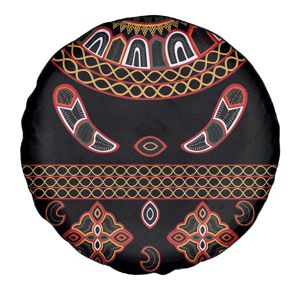 Cameroon Traditional Toghu Pattern Spare Tire Cover