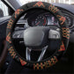 Cameroon Traditional Toghu Pattern Steering Wheel Cover