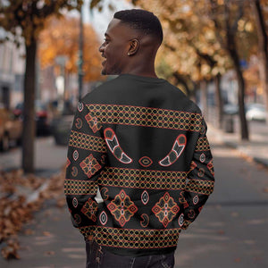 Cameroon Traditional Toghu Pattern Sweatshirt