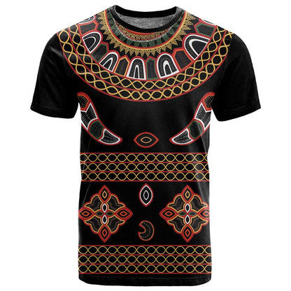 Cameroon Traditional Toghu Pattern T shirt
