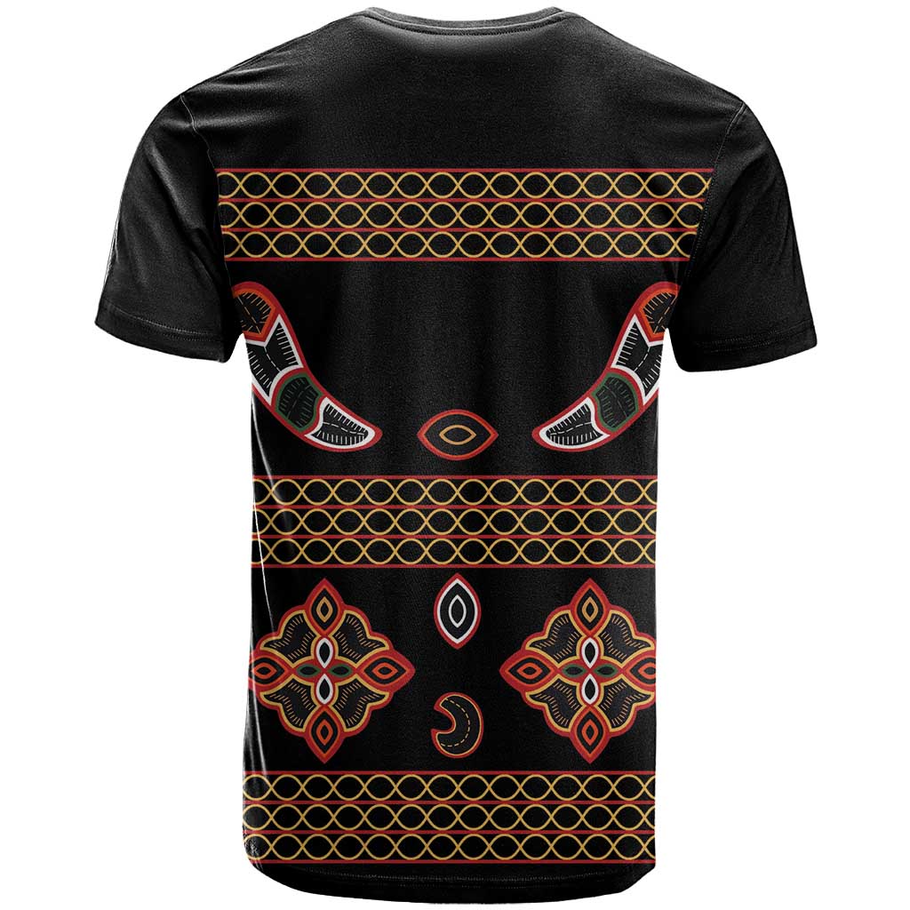 Cameroon Traditional Toghu Pattern T shirt
