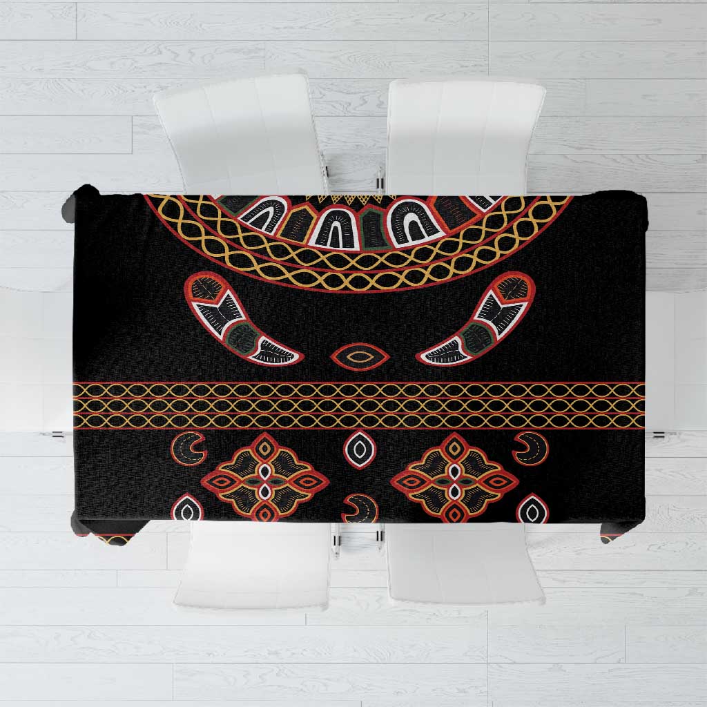 Cameroon Traditional Toghu Pattern Tablecloth