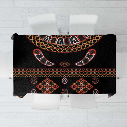 Cameroon Traditional Toghu Pattern Tablecloth