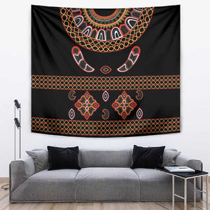 Cameroon Traditional Toghu Pattern Tapestry