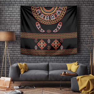 Cameroon Traditional Toghu Pattern Tapestry