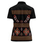 Cameroon Traditional Toghu Pattern Women Polo Shirt