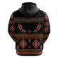 Cameroon Traditional Toghu Pattern Zip Hoodie