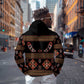 Cameroon Traditional Toghu Pattern Zip Hoodie
