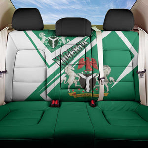 Nigeria Coat Of Arms Sporty Style Back Car Seat Cover