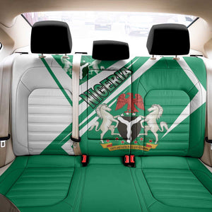 Nigeria Coat Of Arms Sporty Style Back Car Seat Cover