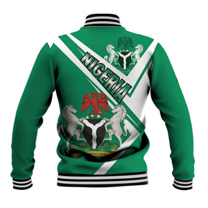 Nigeria Coat Of Arms Sporty Style Baseball Jacket