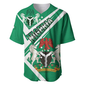 Nigeria Coat Of Arms Sporty Style Baseball Jersey