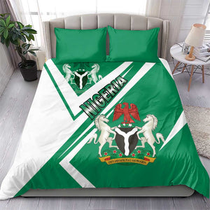 Nigeria Coat Of Arms Sporty Style Bedding Set