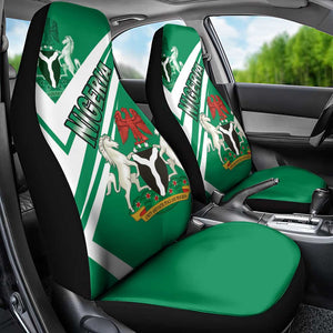 Nigeria Coat Of Arms Sporty Style Car Seat Cover
