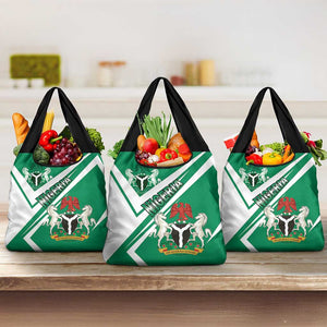 Nigeria Coat Of Arms Sporty Style Grocery Bag