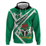 Nigeria Coat Of Arms Sporty Style Hoodie