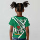 Nigeria Coat Of Arms Sporty Style Kid T shirt