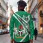 Nigeria Coat Of Arms Sporty Style Long Sleeve Button Shirt