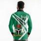 Nigeria Coat Of Arms Sporty Style Long Sleeve Polo Shirt