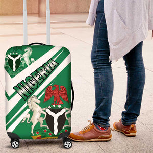 Nigeria Coat Of Arms Sporty Style Luggage Cover