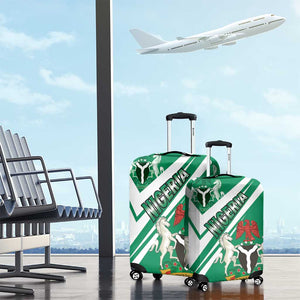 Nigeria Coat Of Arms Sporty Style Luggage Cover