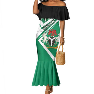 Nigeria Coat Of Arms Sporty Style Mermaid Dress
