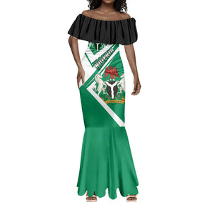 Nigeria Coat Of Arms Sporty Style Mermaid Dress
