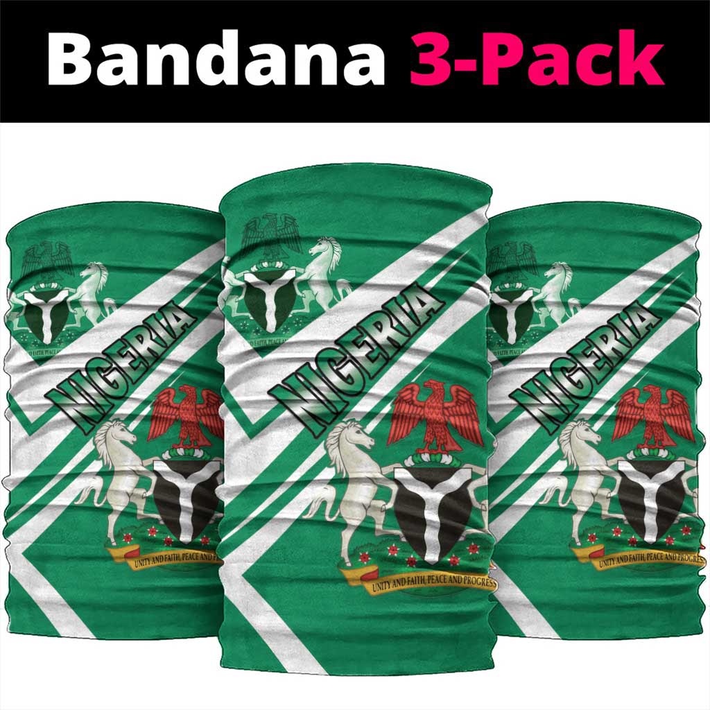 Nigeria Coat Of Arms Sporty Style Neck Gaiter LT15