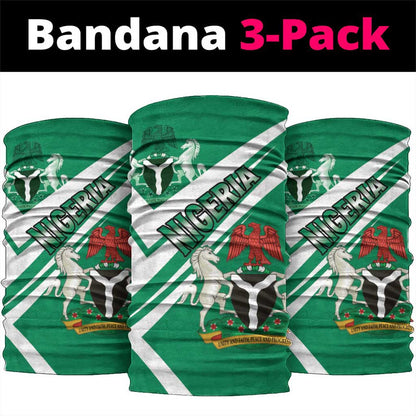 Nigeria Coat Of Arms Sporty Style Neck Gaiter LT15