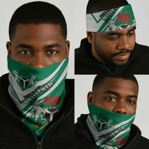 Nigeria Coat Of Arms Sporty Style Neck Gaiter - African Pride