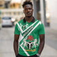 Nigeria Coat Of Arms Sporty Style Polo Shirt