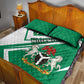 Nigeria Coat Of Arms Sporty Style Quilt Bed Set
