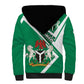 Nigeria Coat Of Arms Sporty Style Sherpa Hoodie
