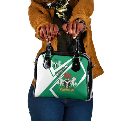 Nigeria Coat Of Arms Sporty Style Shoulder Handbag