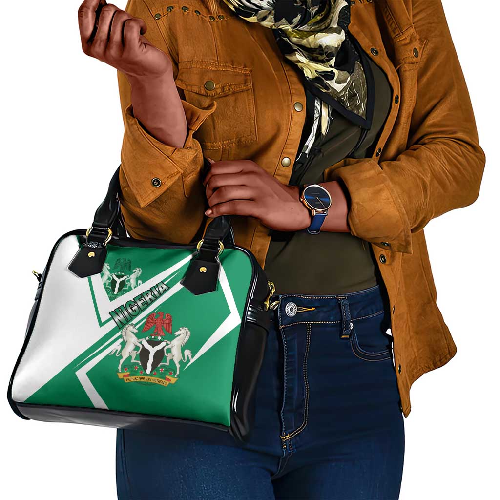 Nigeria Coat Of Arms Sporty Style Shoulder Handbag