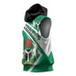 Nigeria Coat Of Arms Sporty Style Sleeveless Hoodie - African Pride