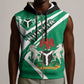 Nigeria Coat Of Arms Sporty Style Sleeveless Zip Hoodie - African Pride