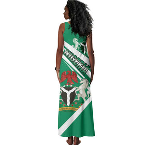 Nigeria Coat Of Arms Sporty Style Tank Maxi Dress